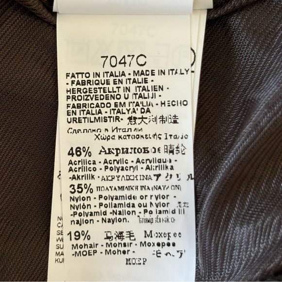 Rinascimento XS Knit Mohair Blend Short Sleeve Bubble Hem Sweater Dress EUC - Picture 10 of 15